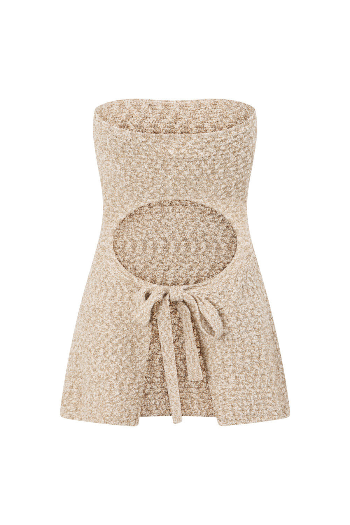 Strapless Ruched Knit Top