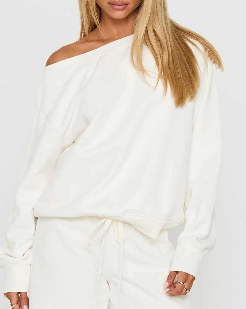 Dream Fleece Off Shoulder Sweatshirt