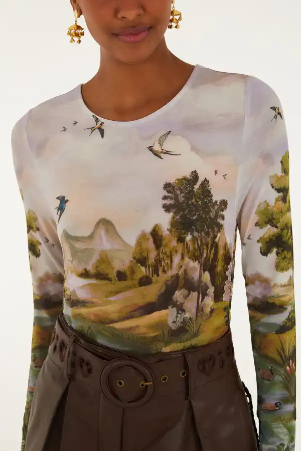 Sophisticated Long-Sleeve Blouse