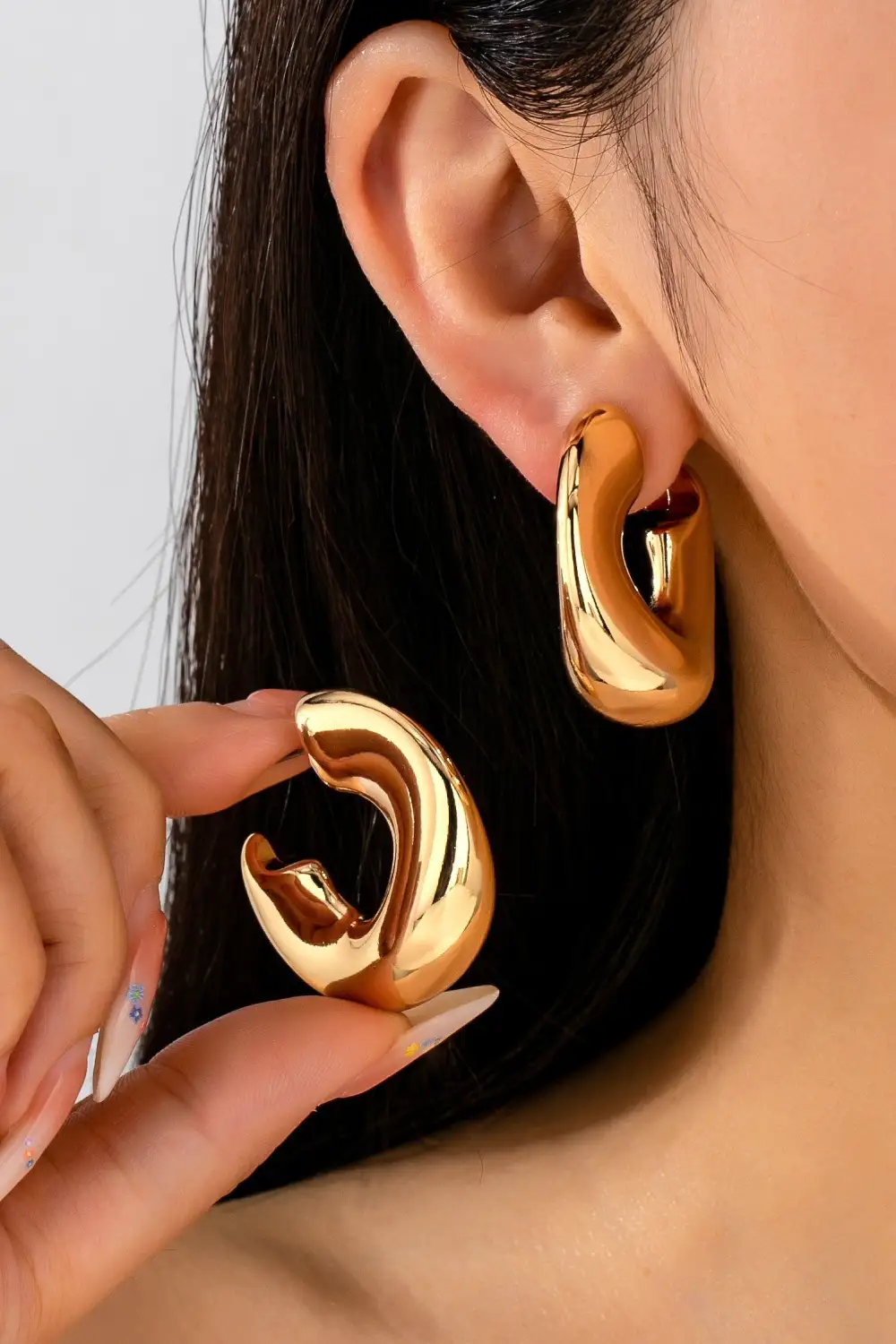 Bold Tone Chunky Dome Crescent