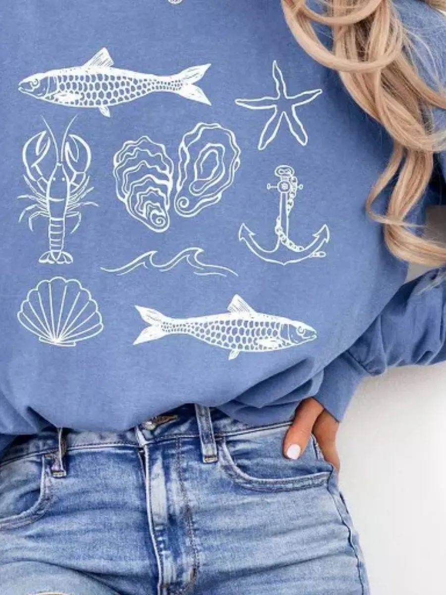 Ocean Creature Graphic Tee