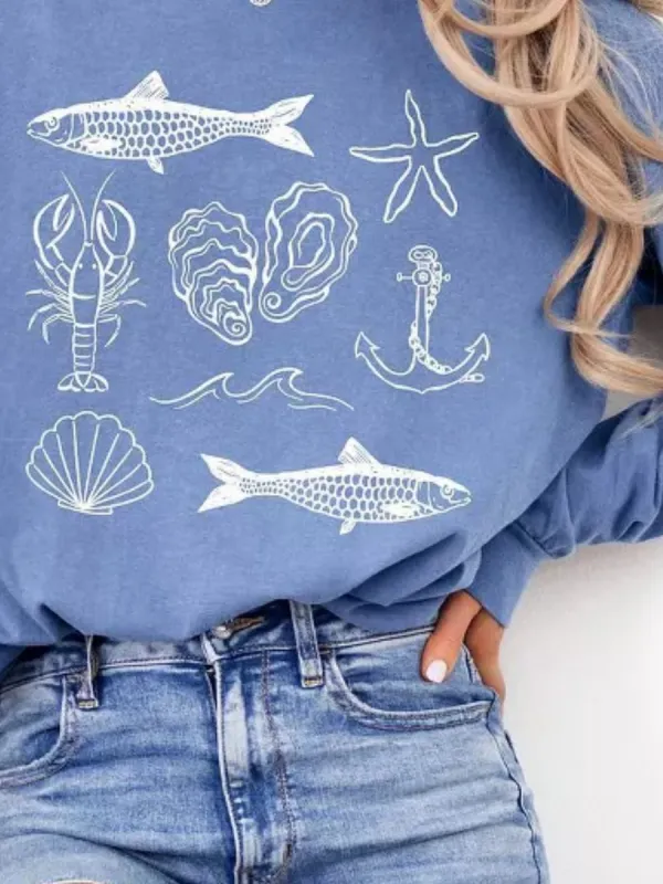 Ocean Creature Graphic Tee