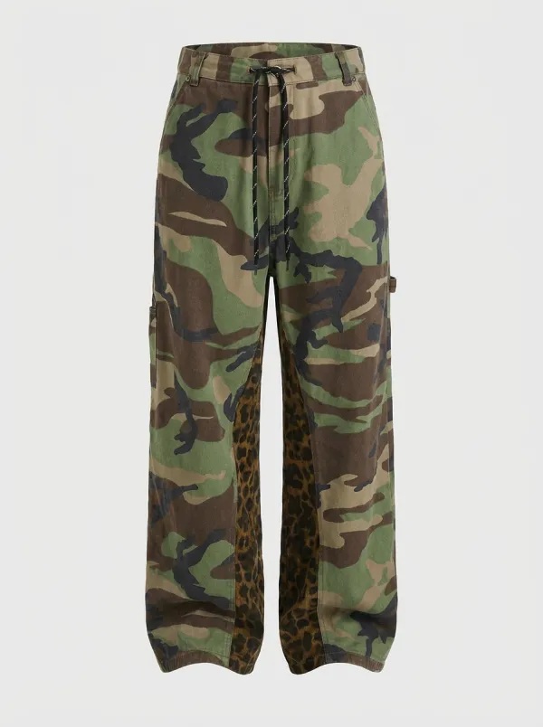 Camouflage Leopard Cargo Pants