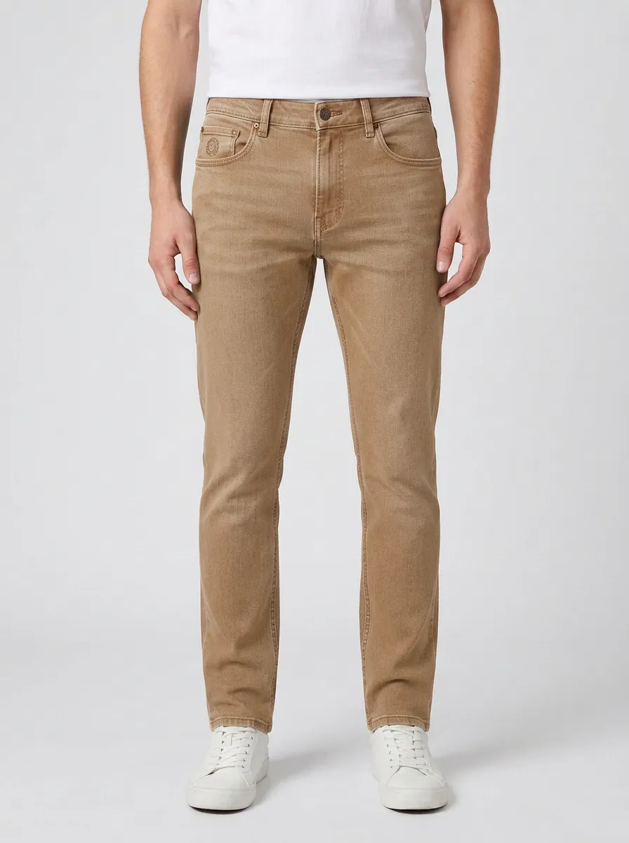 Men's Easygoing Flexible Slim Fit Stretch Denim Jeans