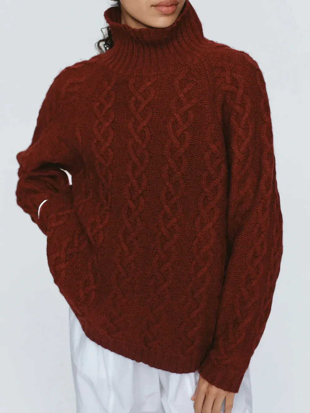 Casual Style Long Sleeve Sweater