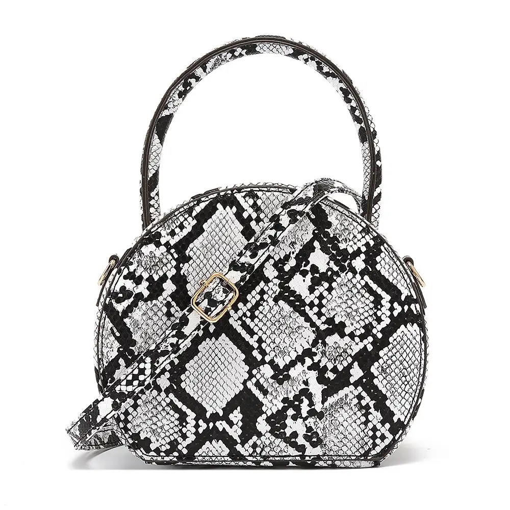 Snake Skin Crossbody Saddlebag