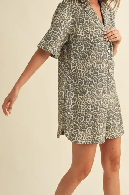 Relaxed Leopard Romper