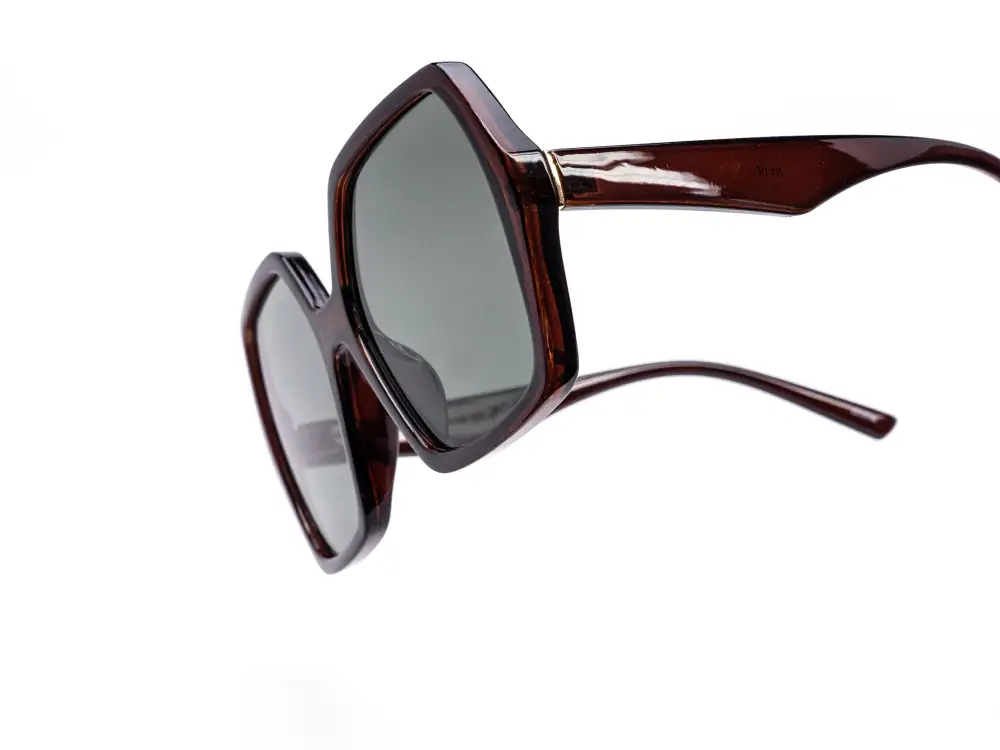 12-Pack Oversized Hexagon Assorted Sunglasses