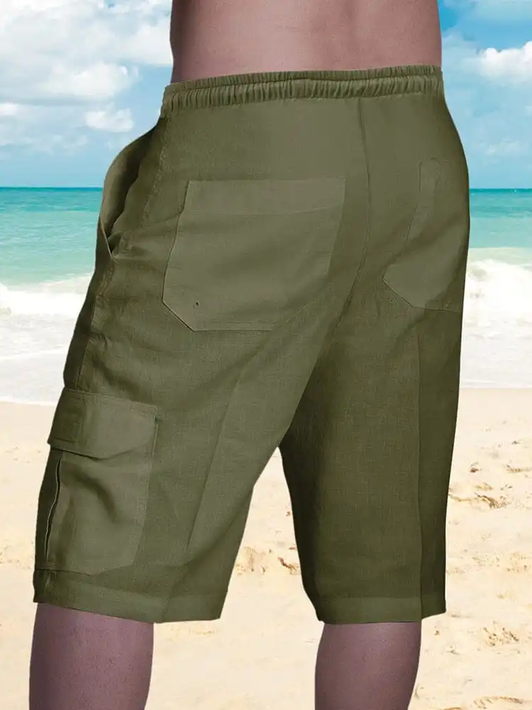 Men's Cotton Shorts Pockets