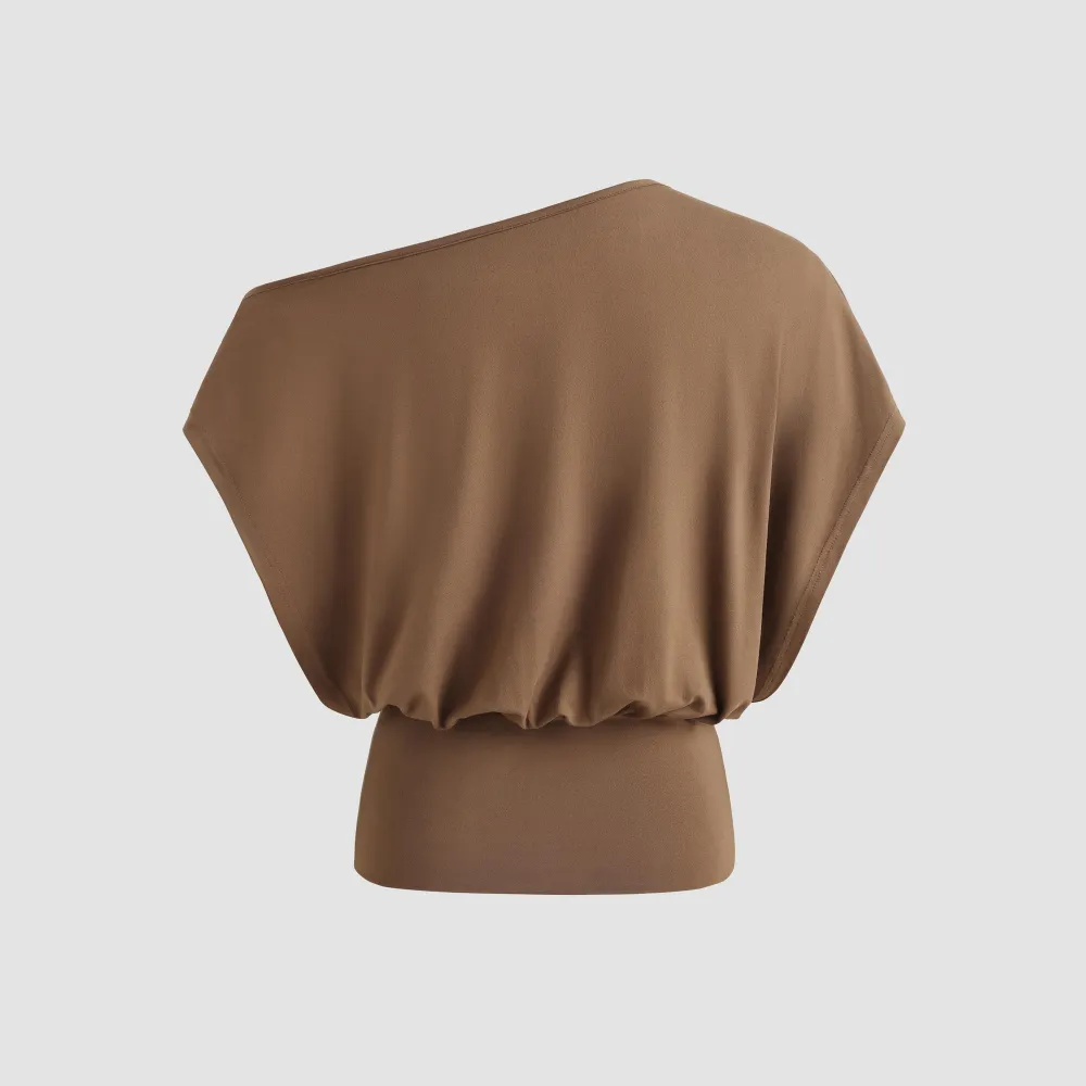 Women's Off-Shoulder Cropped Top
