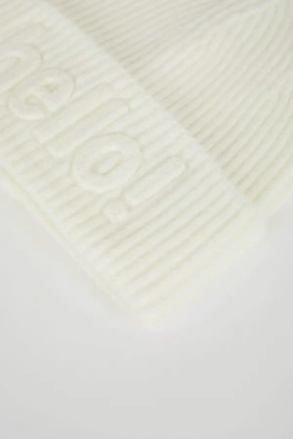 Warm Skin-Friendly White Knitted Cap