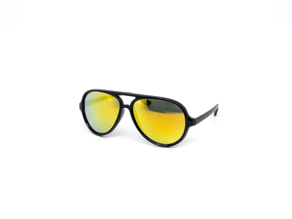 12-Pack Kids Retro Aviator Color Mirror Sunglasses