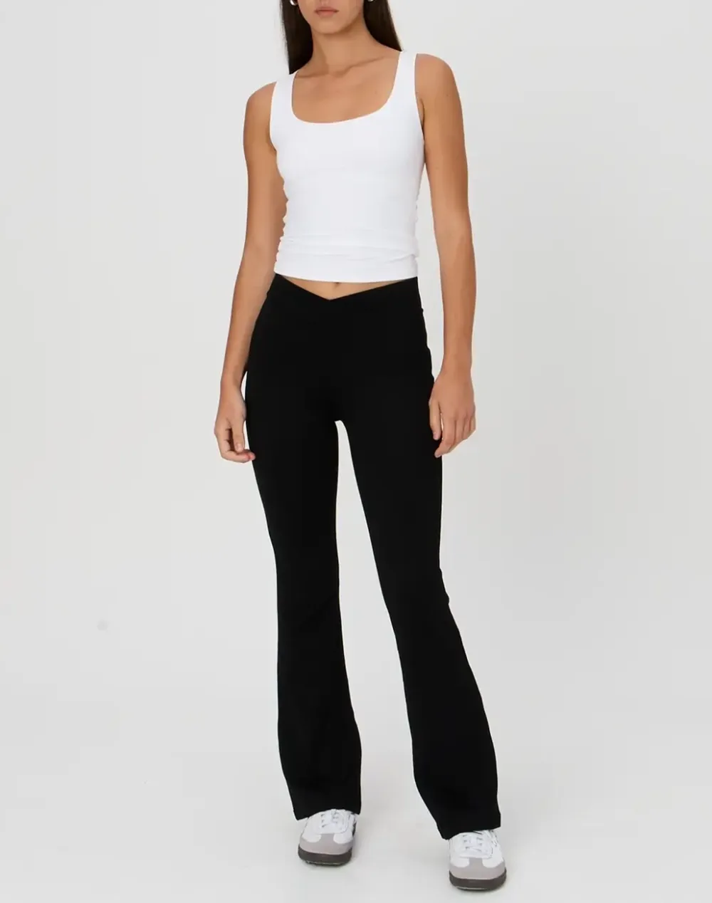 V Front Fitted Pant