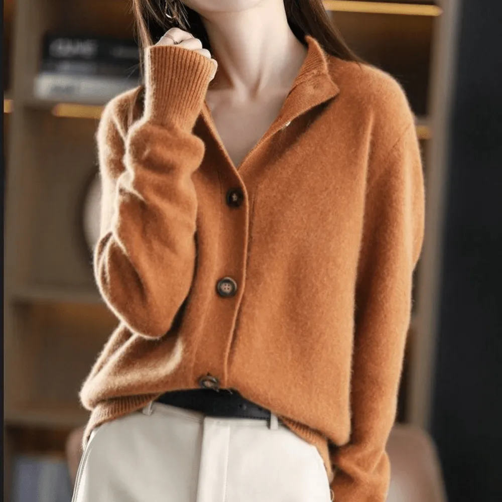 Cashmere Cropped Cardigan