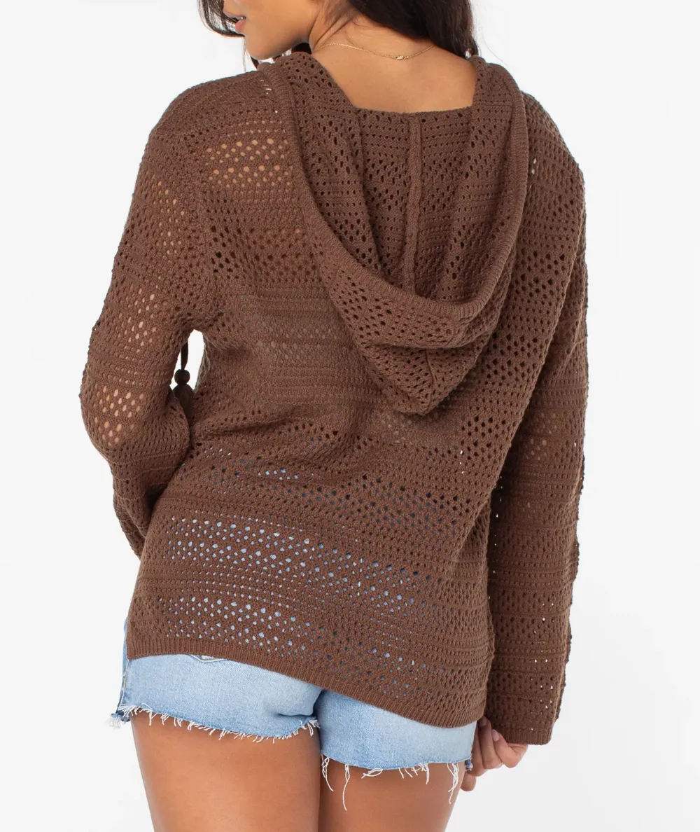 Knitted Sweater With Split Hem