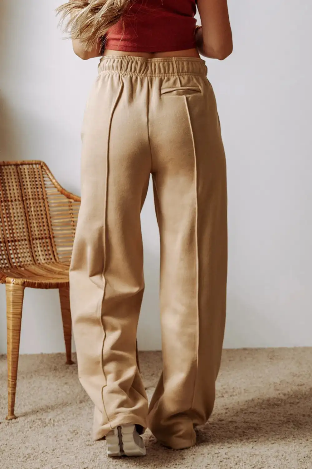 Easy Wide Leg Drawstring Pants