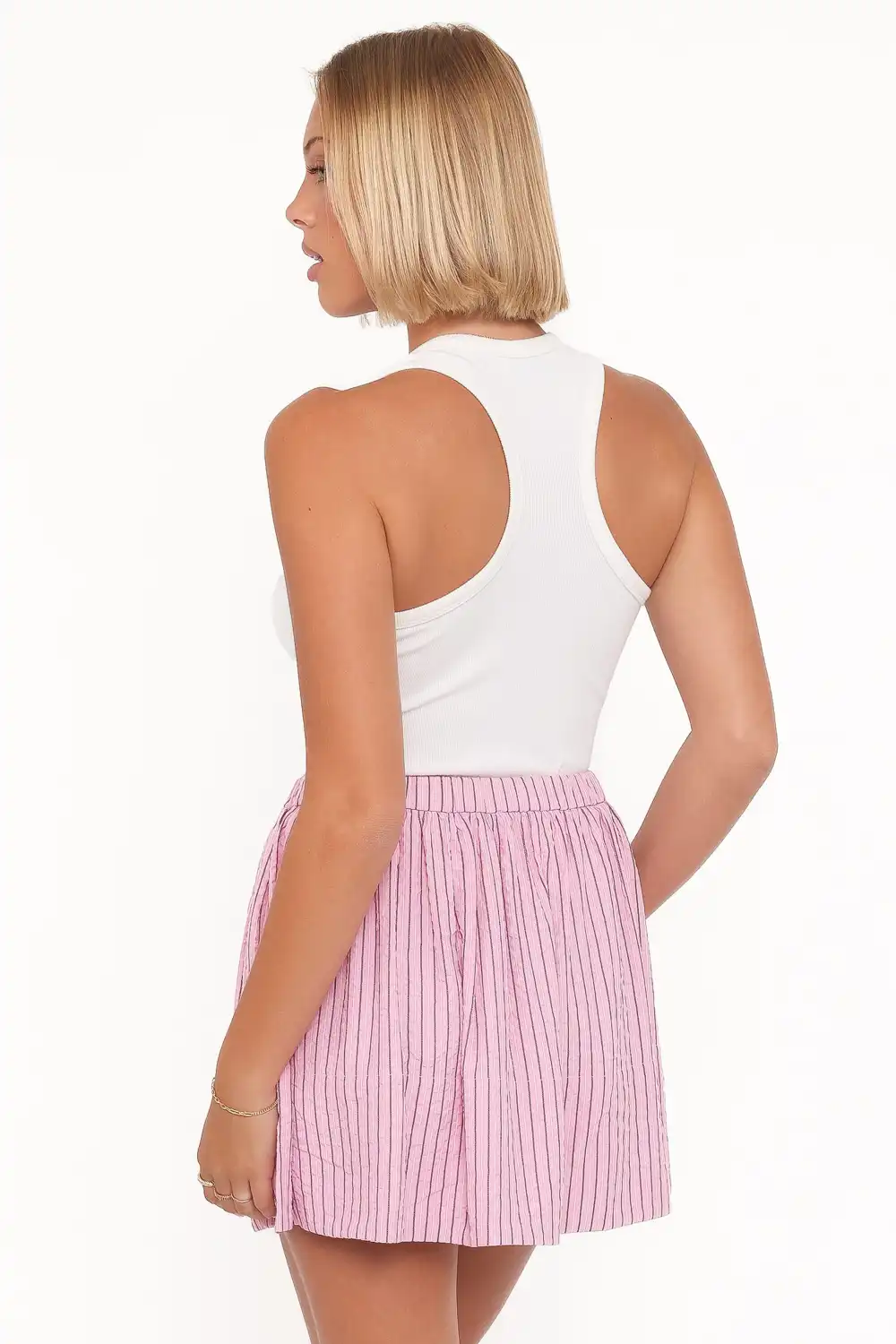 Striped Mini Skirt