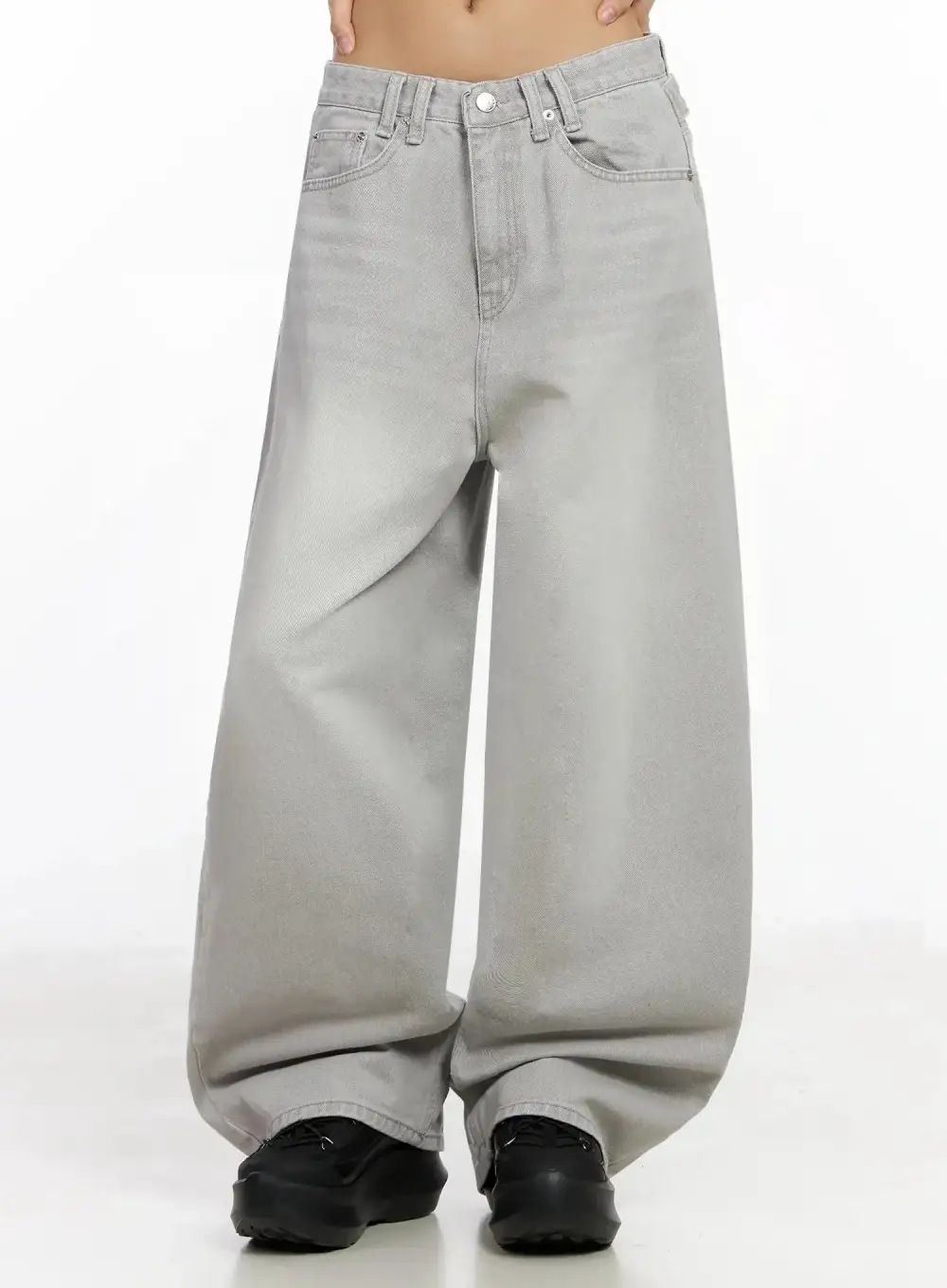 Stone Wide Leg Jeans