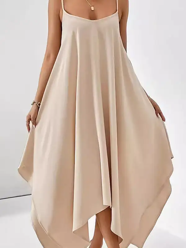 Spaghetti Sleeveless Neck Maxi Dress