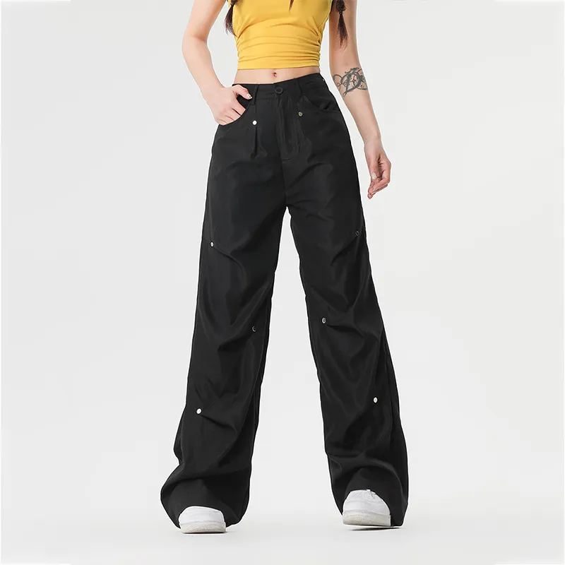 High Waist Parachute Pants