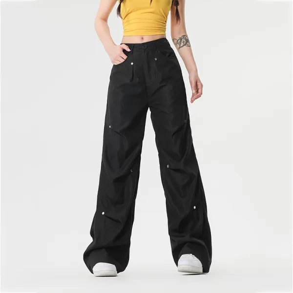 High Waist Parachute Pants