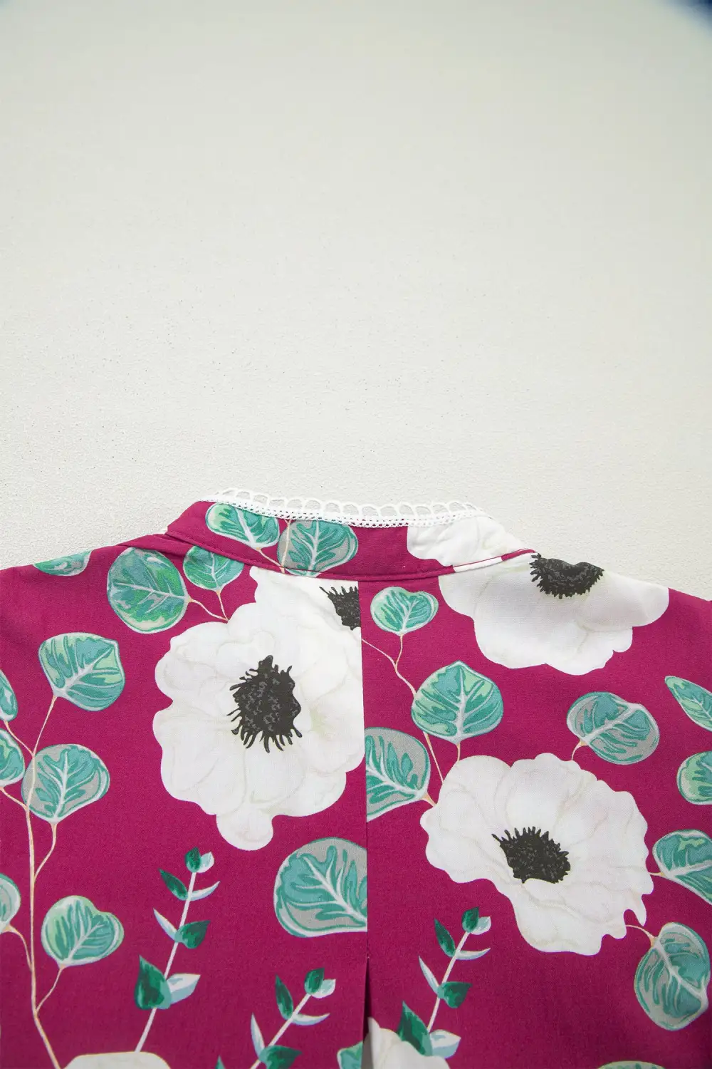 Gathered Detail Floral Printed Puff Sleeve Mini Dress