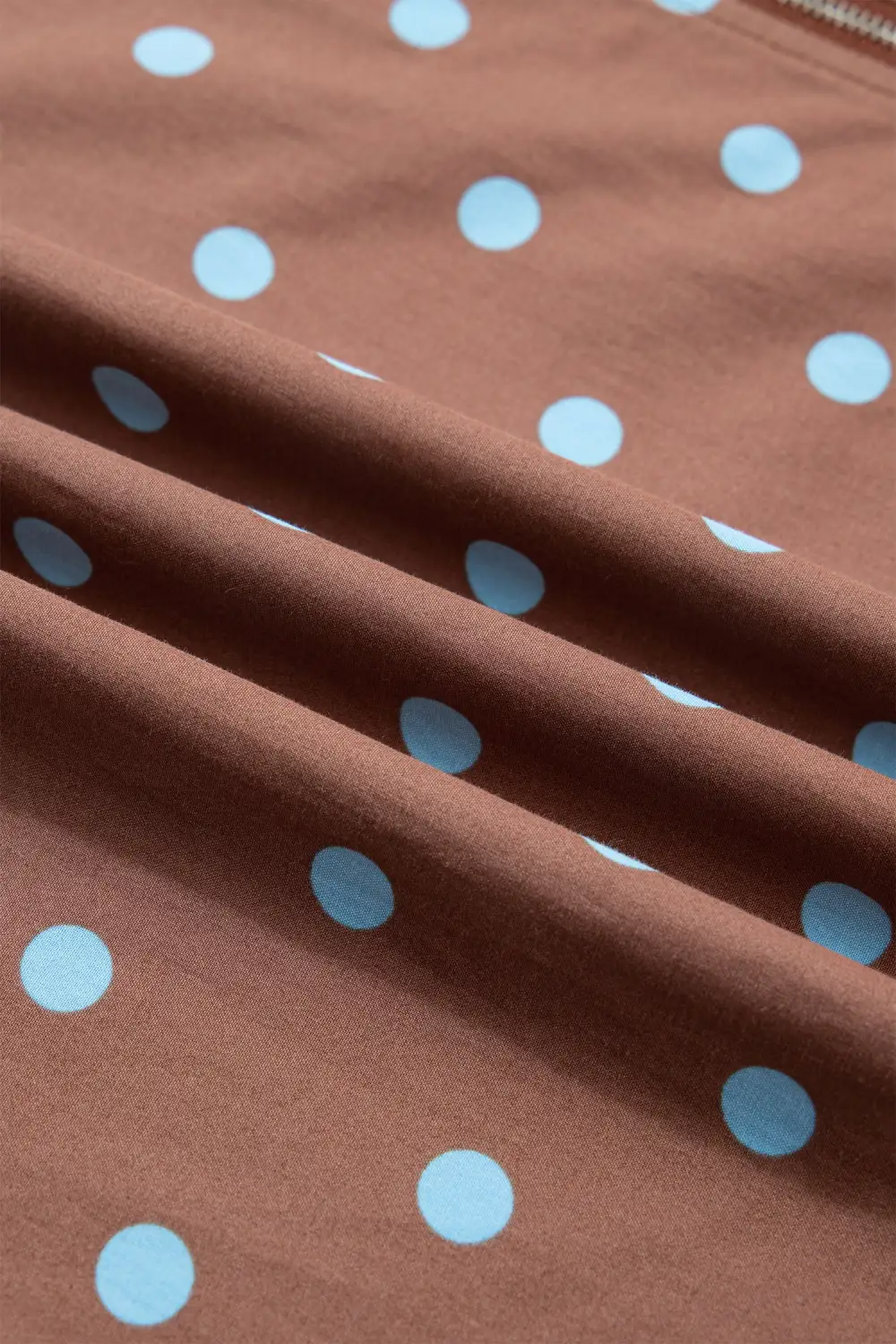 Polka Dot Printed V Neck Dress Casual