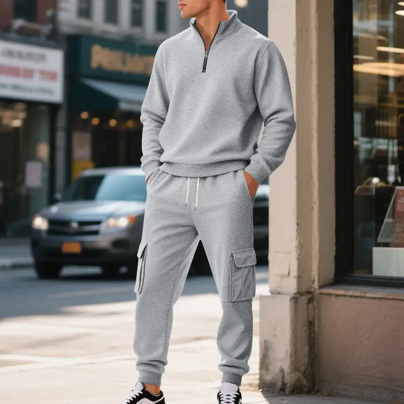Men's  Utility Cargo Pants Pockets Waistband Cargo Pants