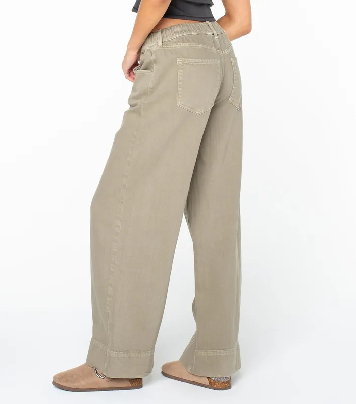 Clean Clean Waist Casual Pants