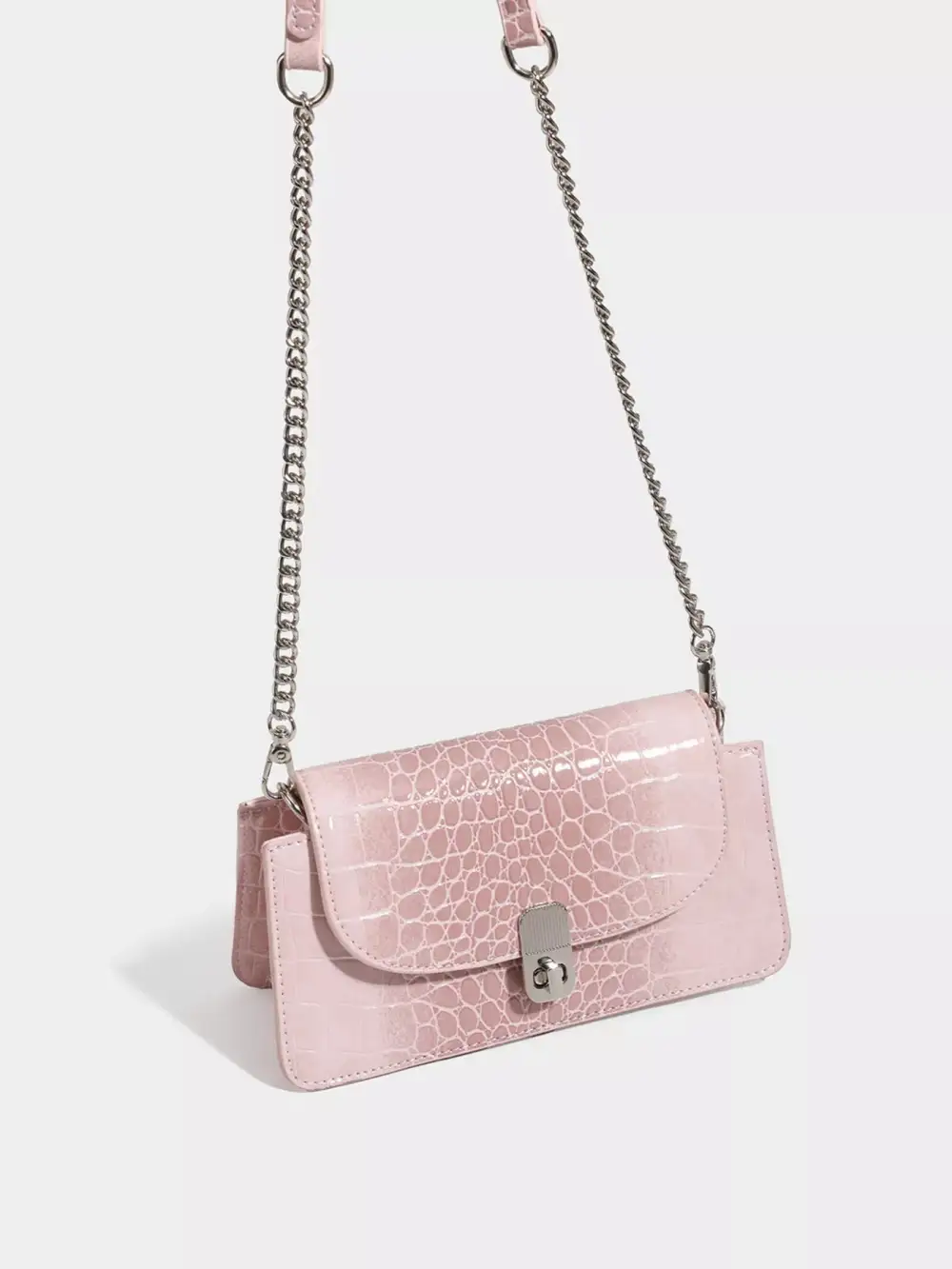 Everyday Crocodile Embossed Crossbody Bag