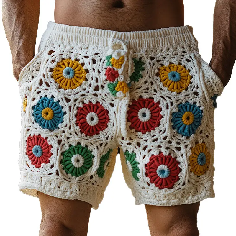 Relaxed Drawstring Knit Shorts