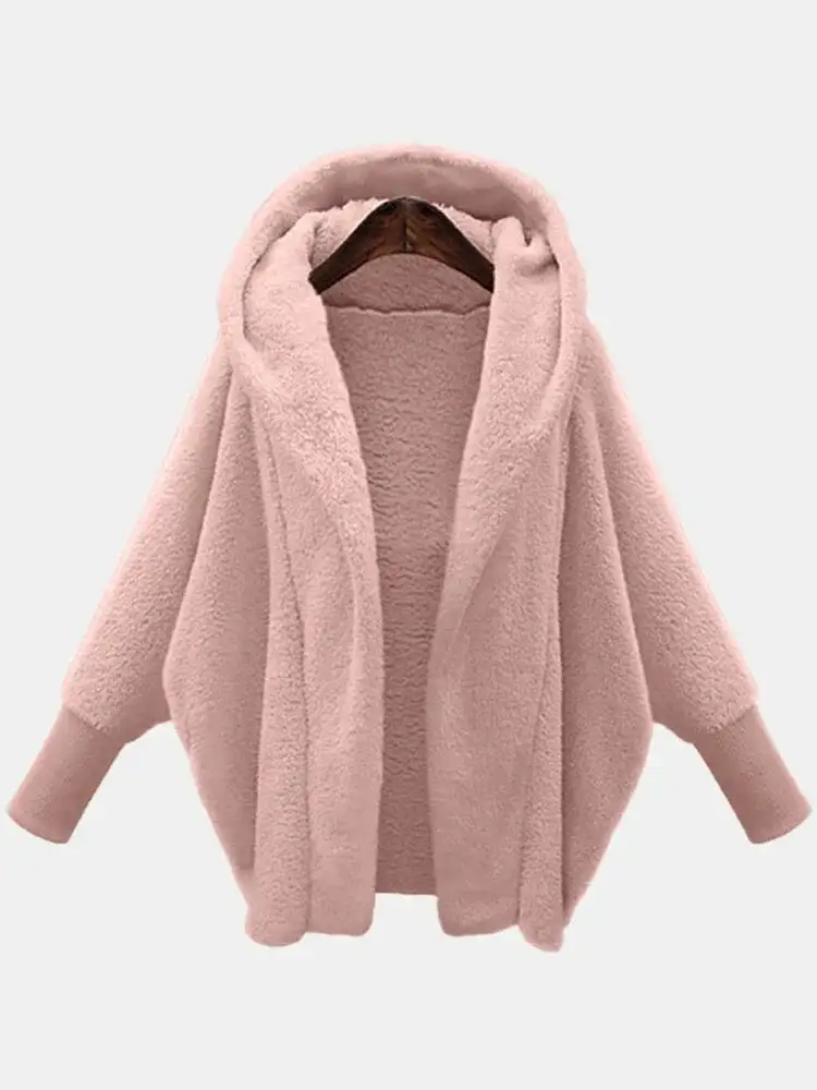 Open-Front Fisherman Knit Coat