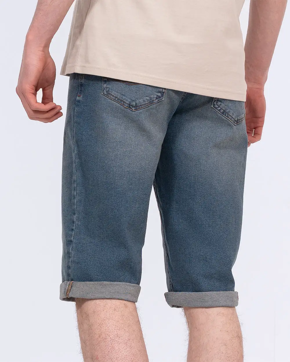 Versatile Regular Fit Denim Shorts