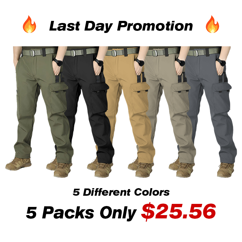 Multi Functional Fockets Slim Fit Outdoor Straight Tube Waterproof Work Pants