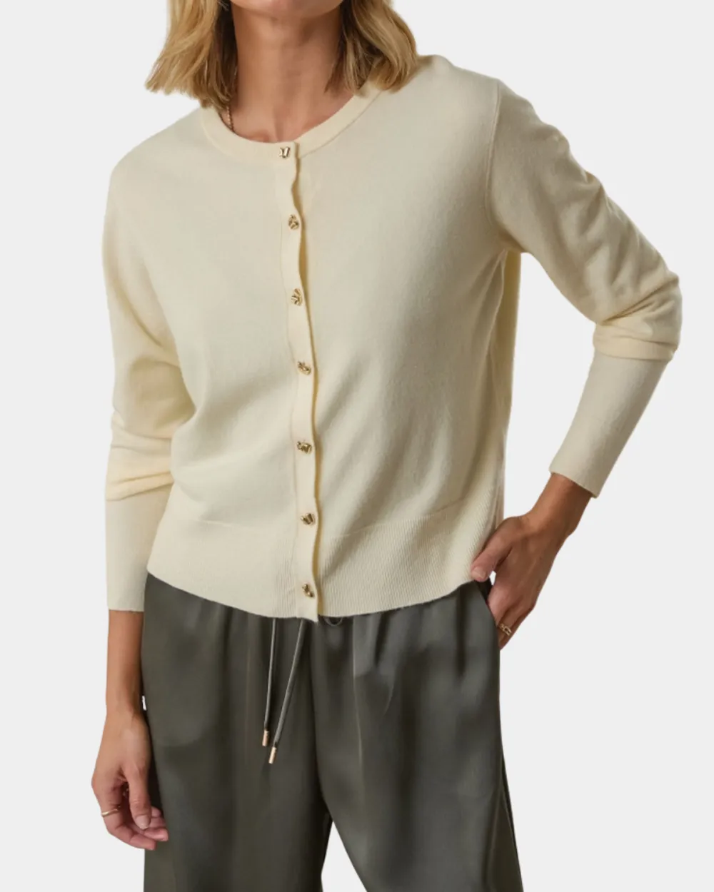 Button Front Cardigan