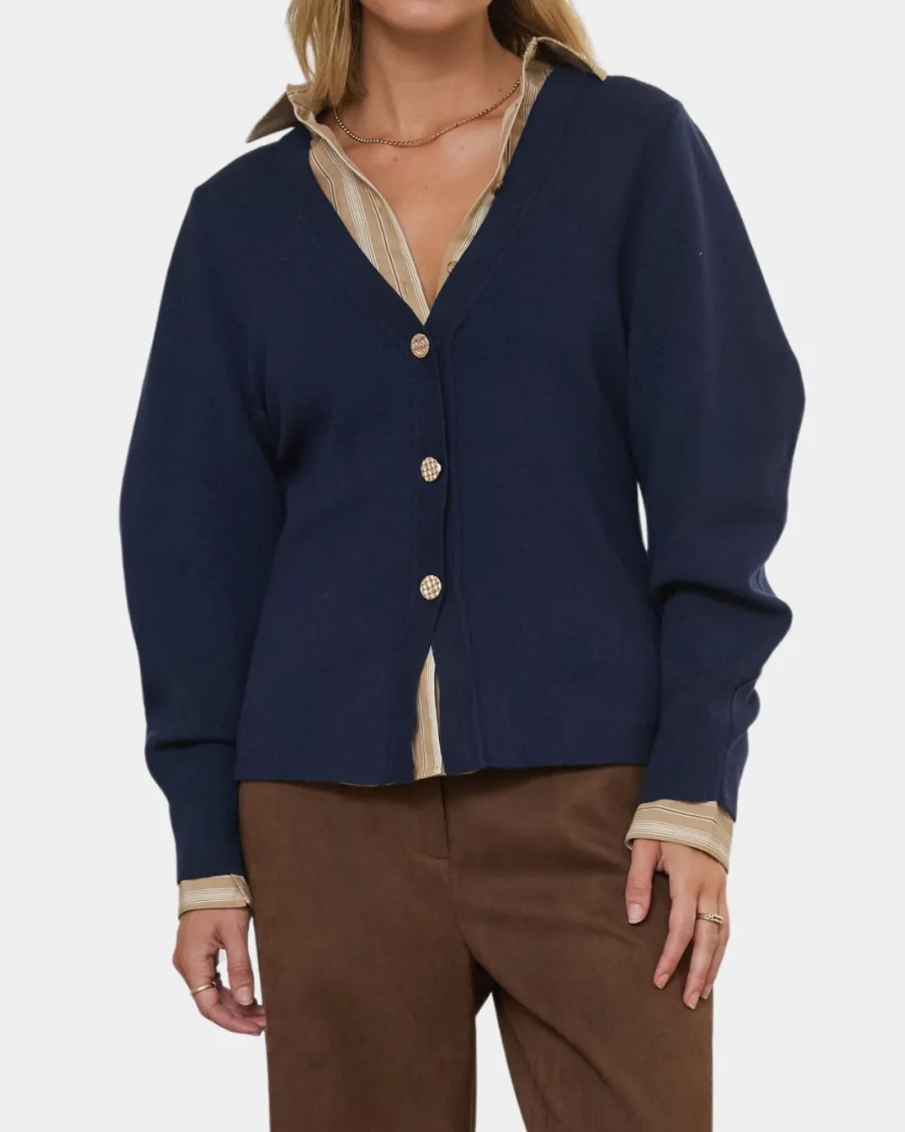 Sculpted Knit Cardigan