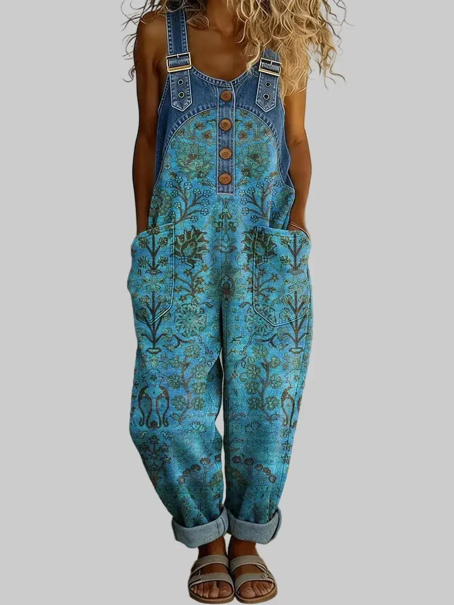 Denim Relaxed Jumpsuit
