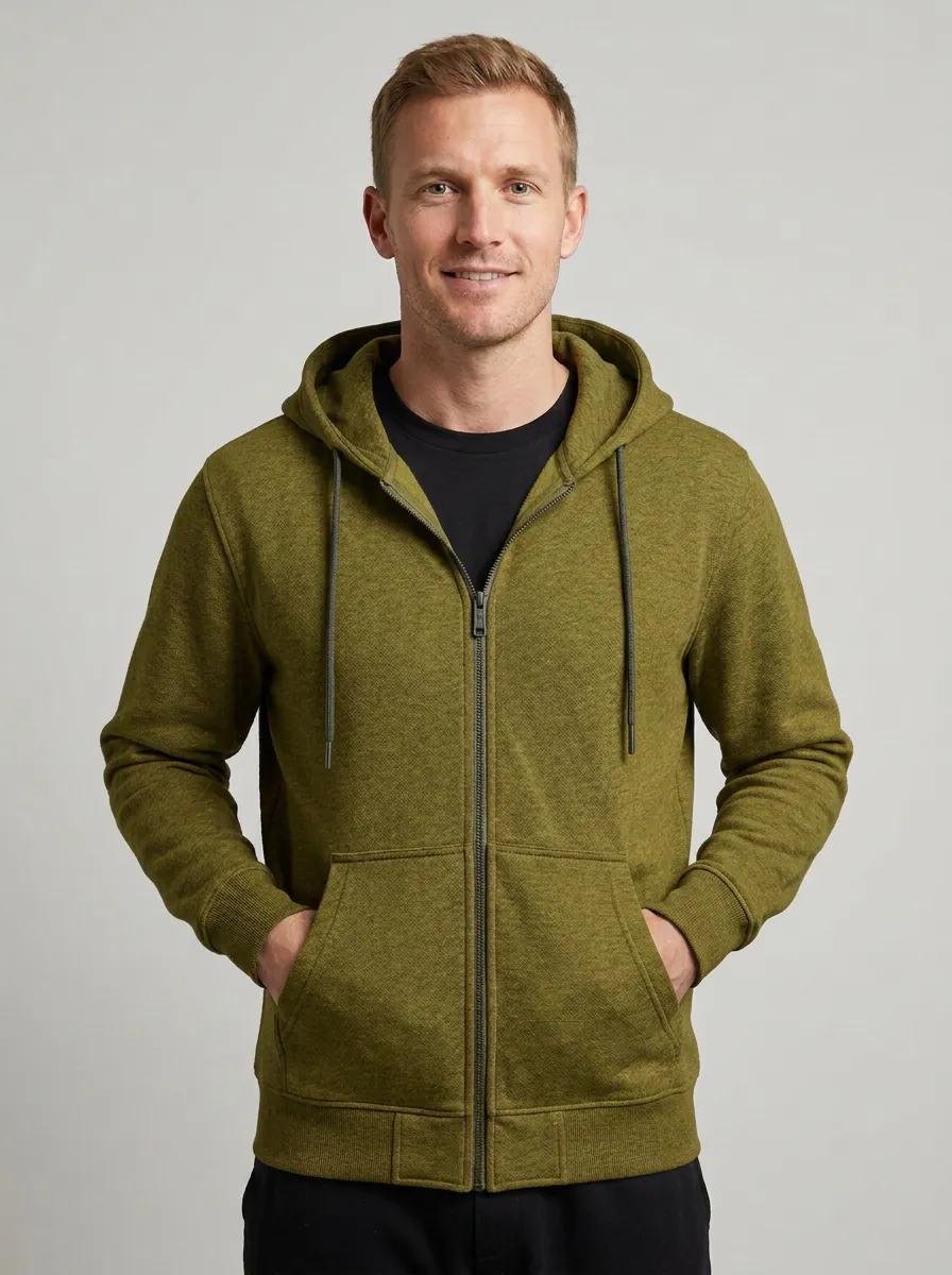 Training Zip-Up Hooded Essential Men's Sport Jacket