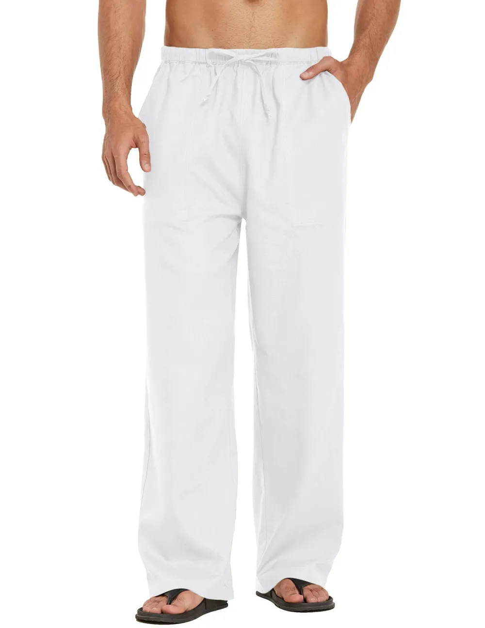 Linen Waist Yoga Pants