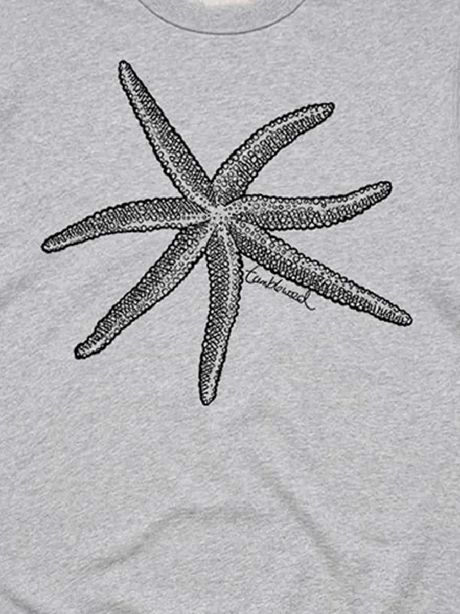 Simple Art Starfish Pattern's Versatile Sportswear Shirt