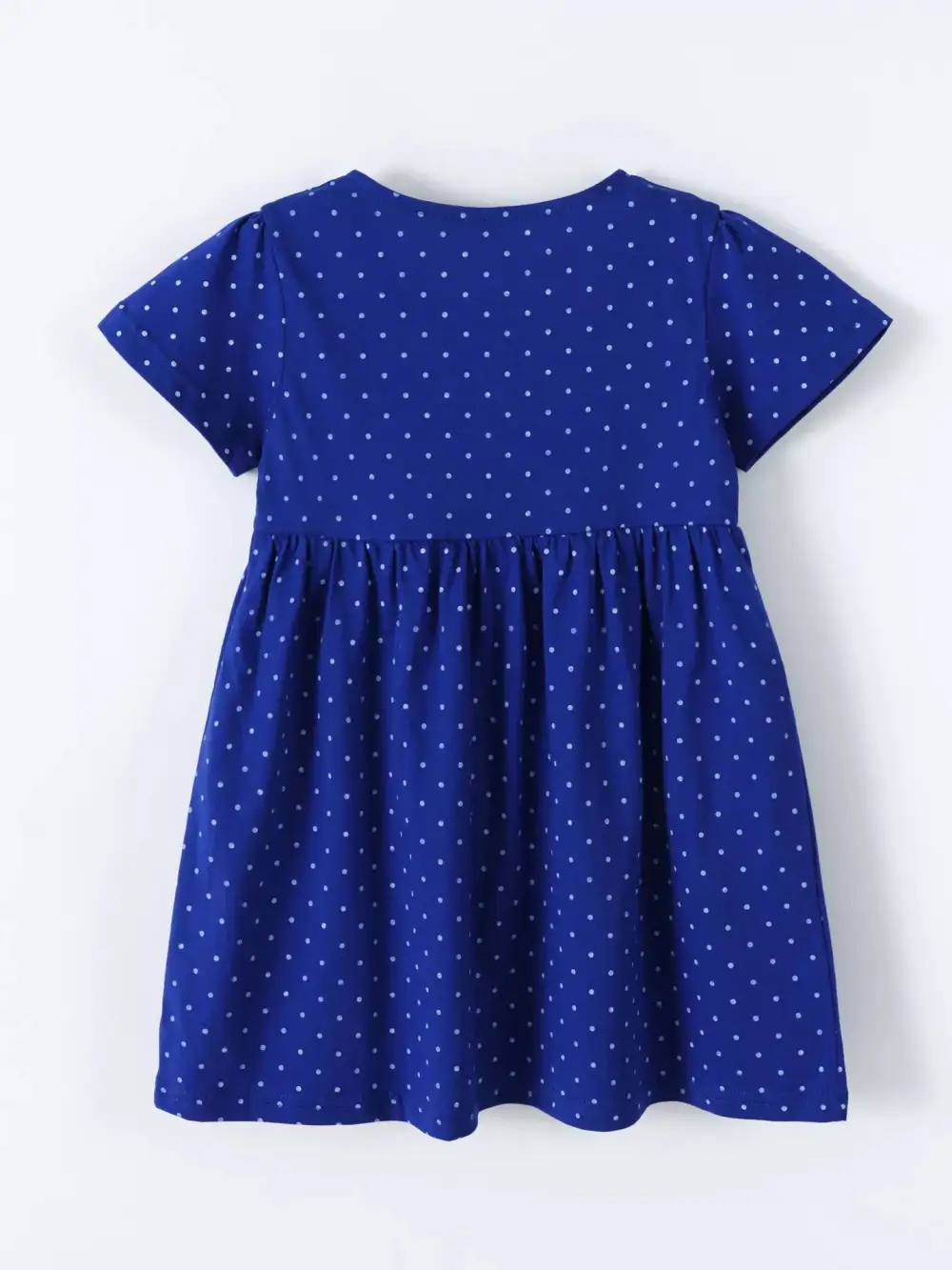 Girls Polka Dot Unicorn Rainbow Dress