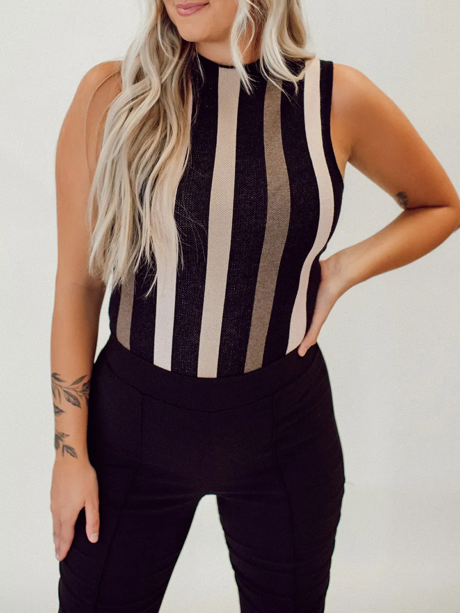 Multi Color Striped Jumpsuit
