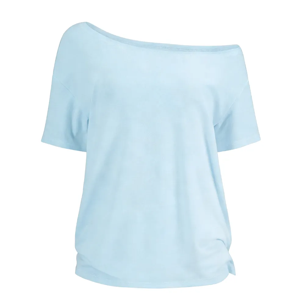 Women's Solid-Color Versatile Short-Sleeve Top
