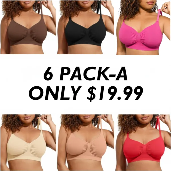 Women's Wireless Sculpt Bra Comfort Bralettes No Underwire Unlined Cami Bra