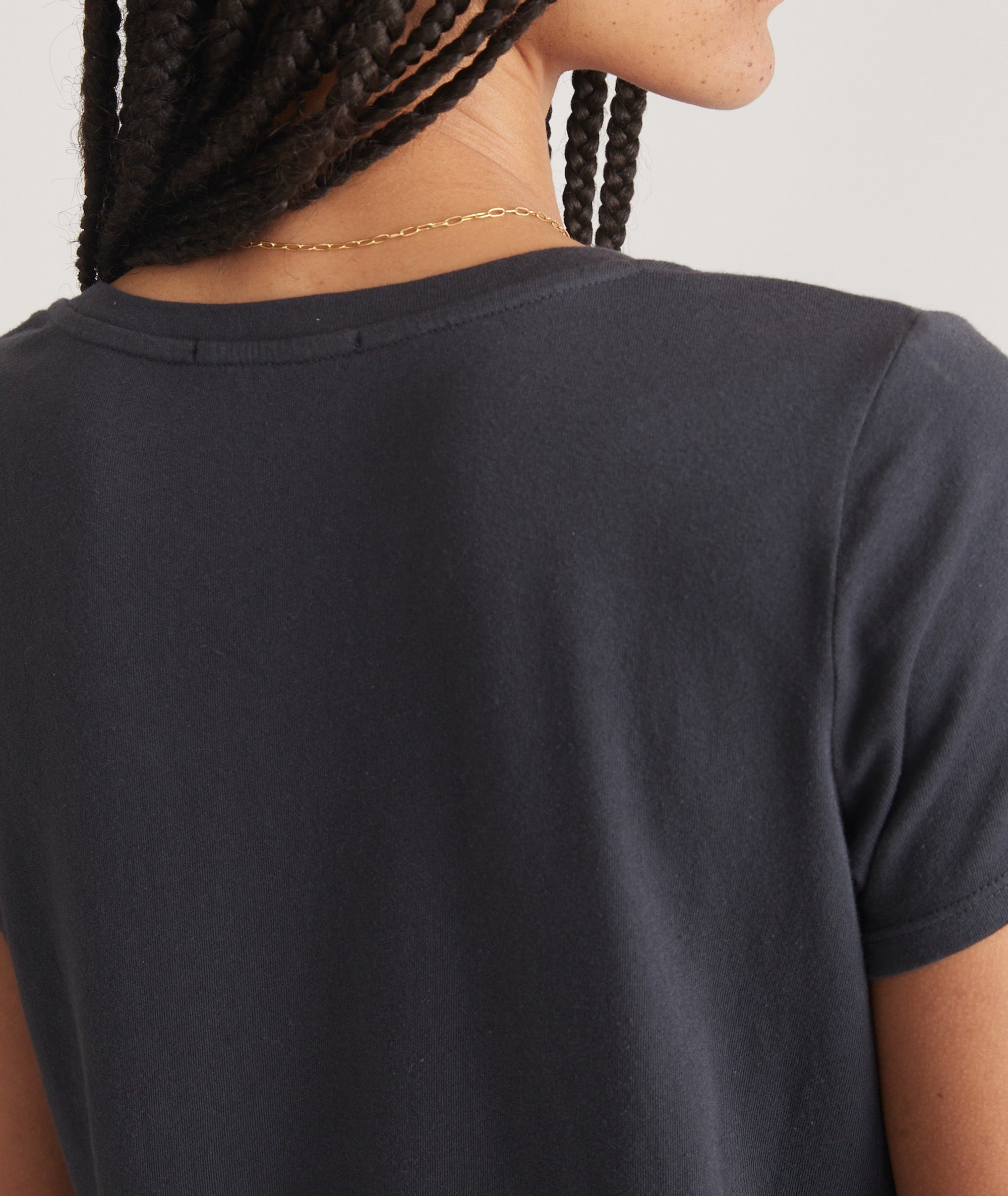 Short Sleeve V-Neck Plain Shirt