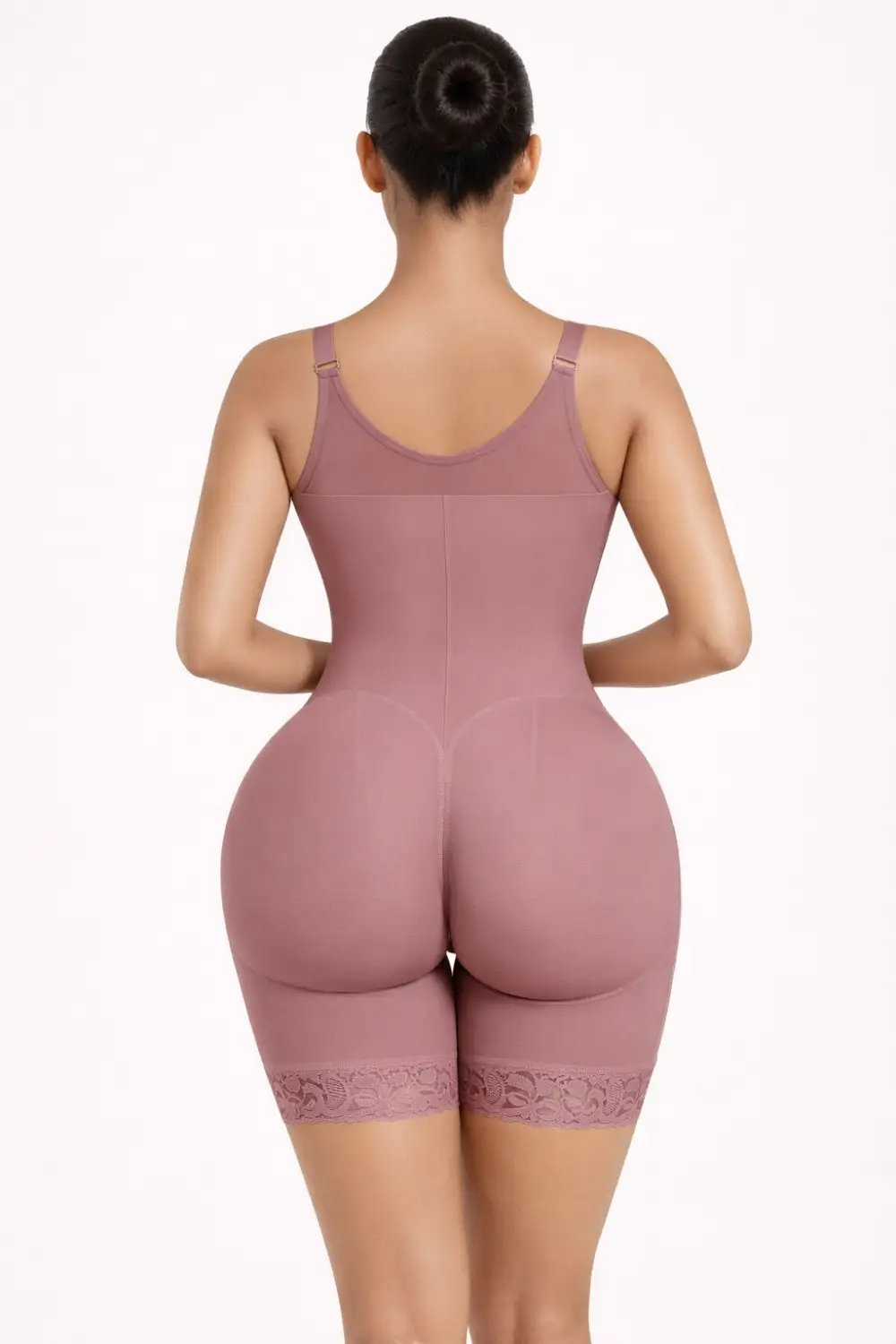 Tummy Control Front Zip Shaping Bodysuit