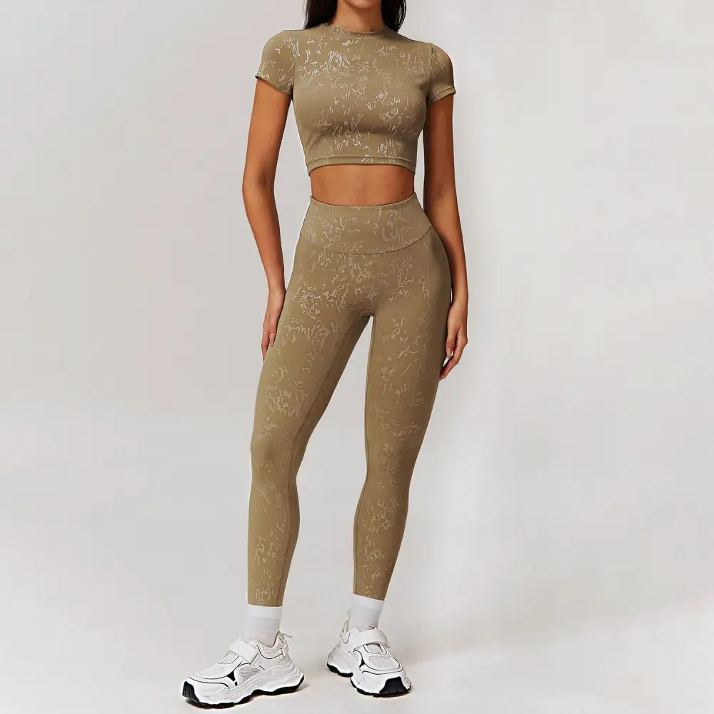 Long-Sleeve Yoga Activewear Active Set