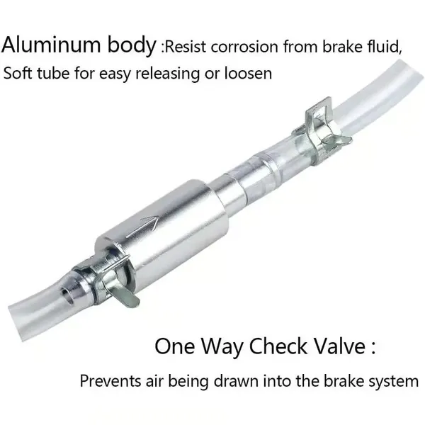 💥Brake Bleeder Hose - One Way Check Valve Tube Bleeding Tool Kit For Car Motorcyle Clutch