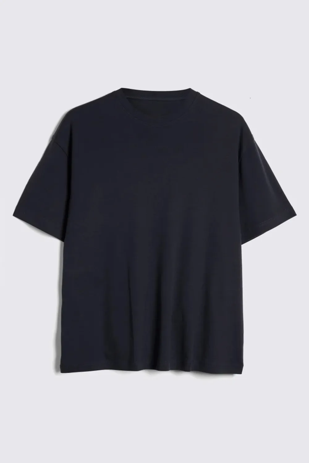 Ecru Heavyweight Pure Cotton Round-Neck T-Shirt