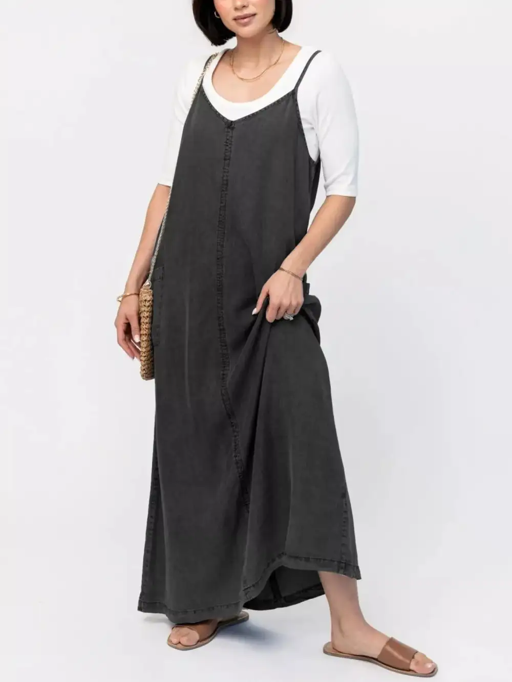 Denim Maxi Dress